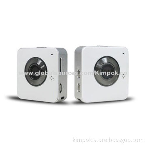 Portable mini sports camera with Wi-Fi function, easy operation and supports up to 32GB TF card